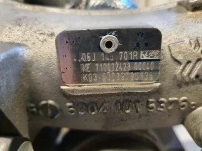 Turbina 1.8 cda skoda octavia 2 fl. 160 hp